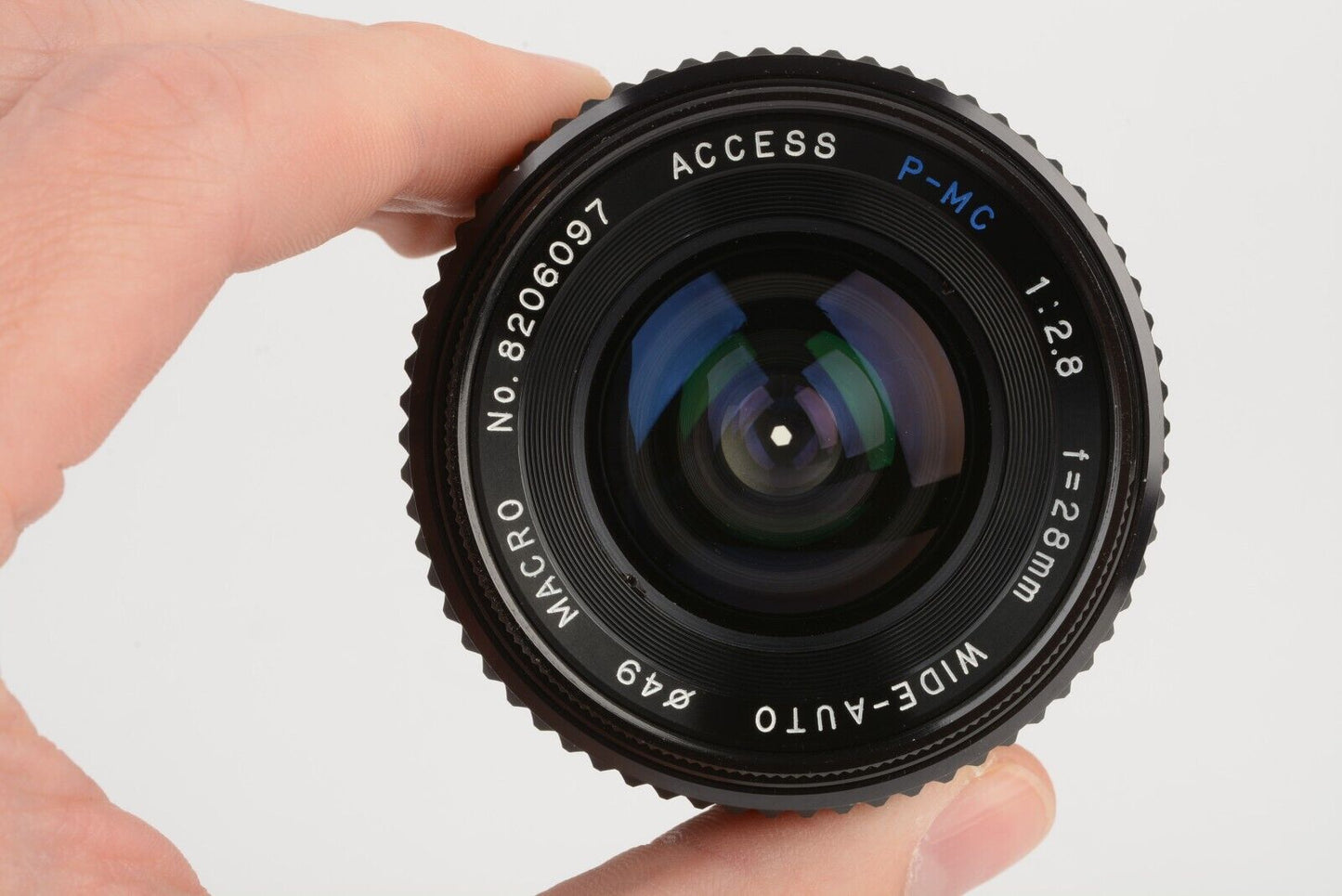 Access 28mm F2.8 Macro MF Lens for Minolta MD Mount, Nice & Clean, Caps