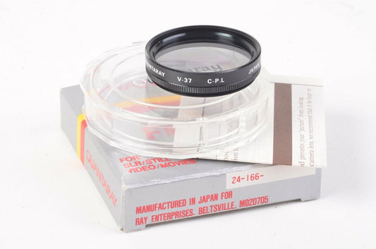 Quantaray V-37 C-PL 37mm Circular Polarizing Filter - Never Used NIB