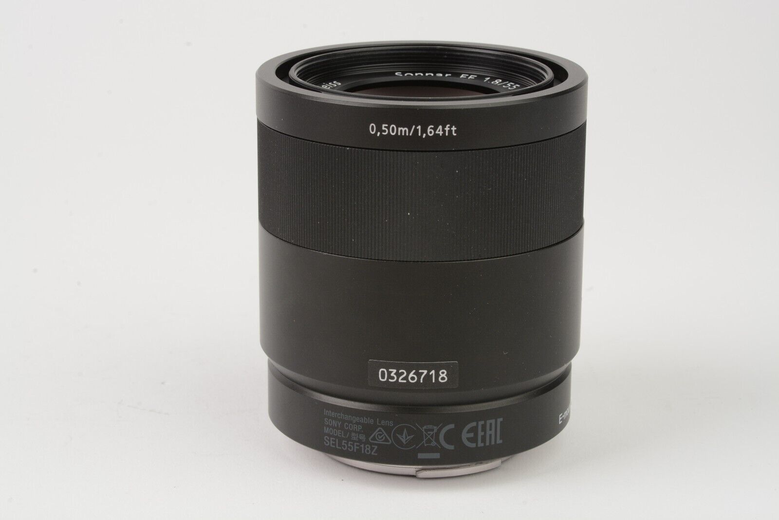 MINT SONY ZEISS SONNAR T* FE 55mm F1.8 ZA LENS, BOXED, USA, POUCH
