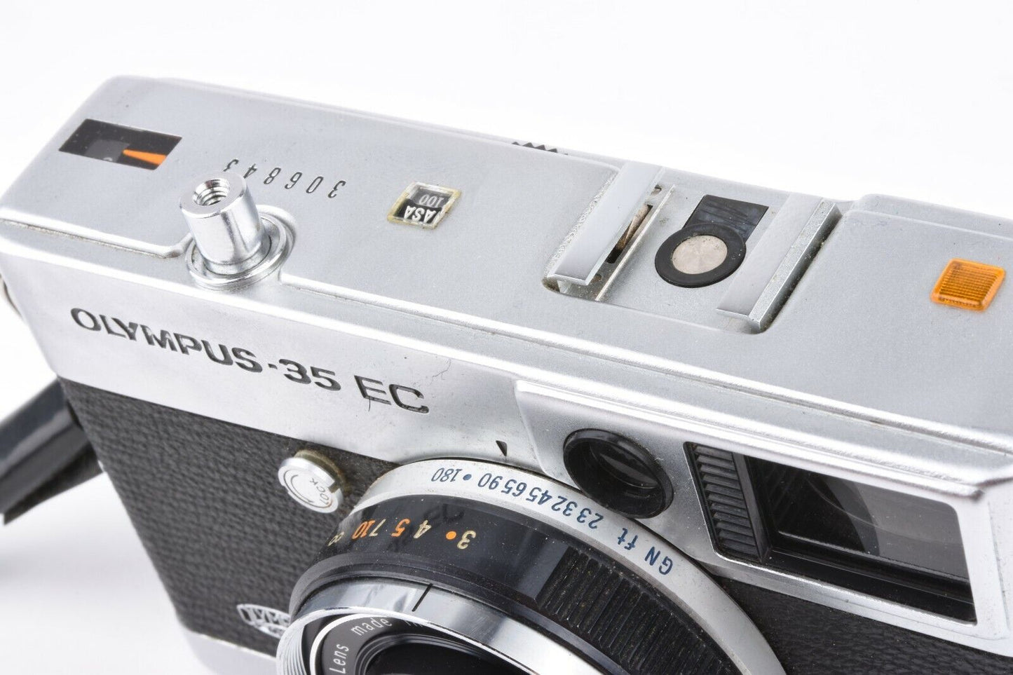 EXC+++ OLYMPUS 35EC SILVER CAMERA, CASE, 1A FILTER, NEW LIGHT SEALS, CASE, GREAT