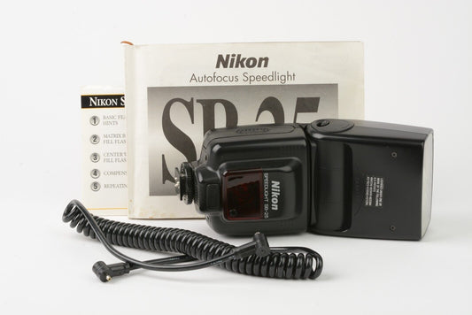 Nikon SB-25 Speedlight Shoe Mount Flash, Case Tested, Works Great