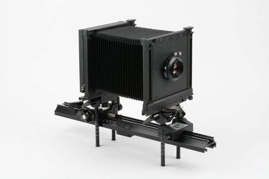 Sinar Alpina 4x5 large format camera w/Rodenstock Geronar 150mm F6.3+case