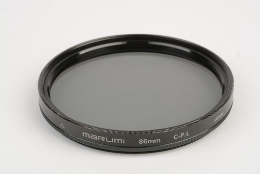 EXC+ MARUMI 86mm CPL CIRCULAR POLARIZING FILTER IN TAMRAC FILTER POUCH