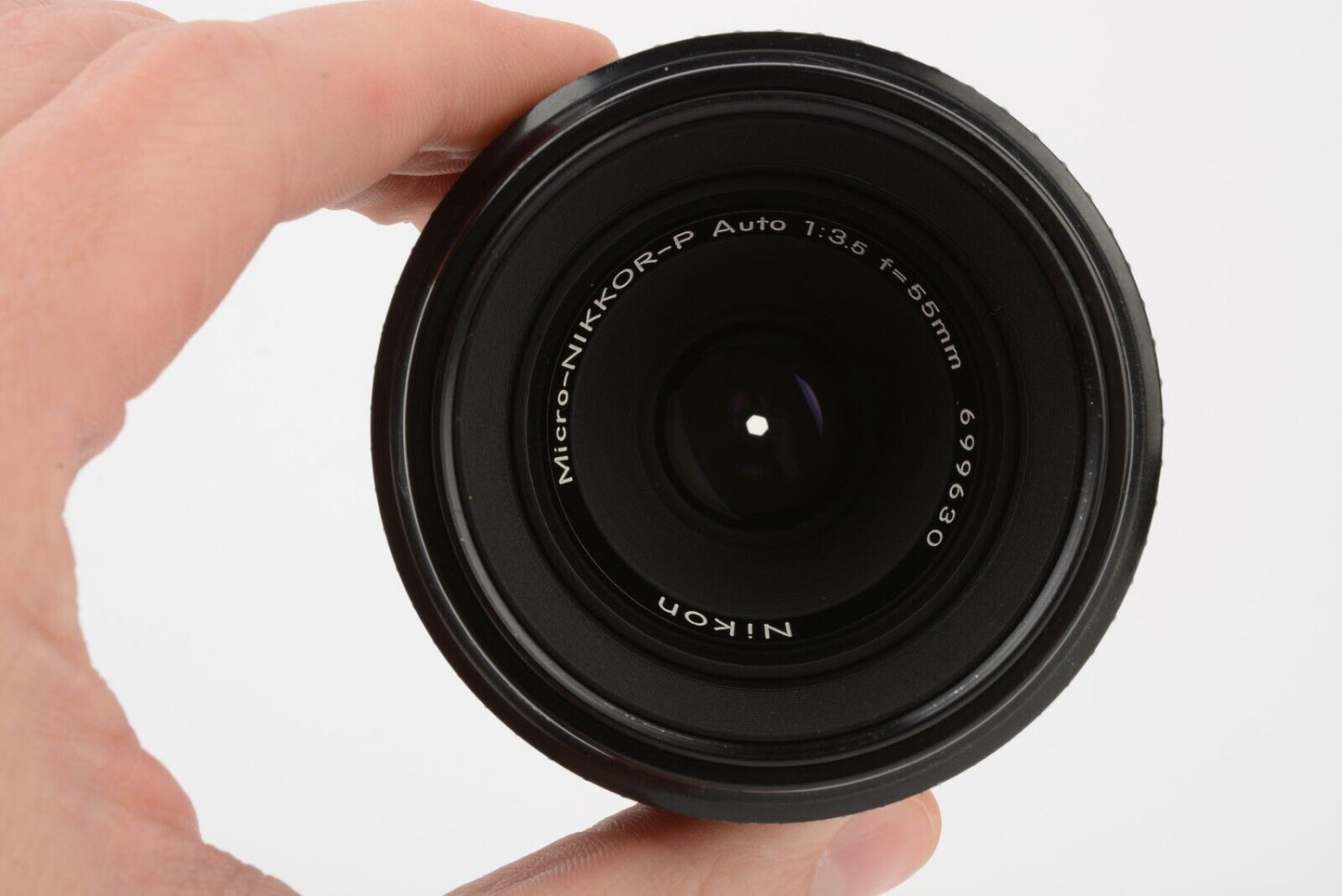 Nikon Micro Nikkor-P 55mm f3.5 Non-AI Mount MF Macro Lens, caps, sharp!