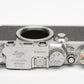 Leica IIIf 35mm rangefinder camera red dial, works great!