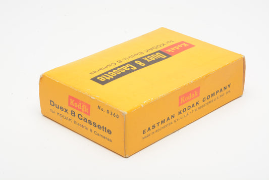 Kodak Duex 8 cassette for Electric 8 cameras (New in box) D360