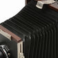 Woodman 4x5 large format dark wood field camera w/Fujinon W 125mm f5.6 lens, board, +CR