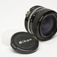 Nikon Nikkor 28mm f2.8 wide angle lens, clean & sharp