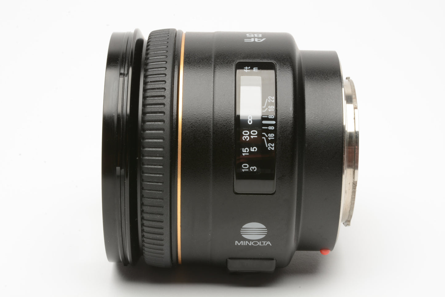Minolta Maxxum AF 85mm f1.4 G "new" portrait lens, case, box, sharp!