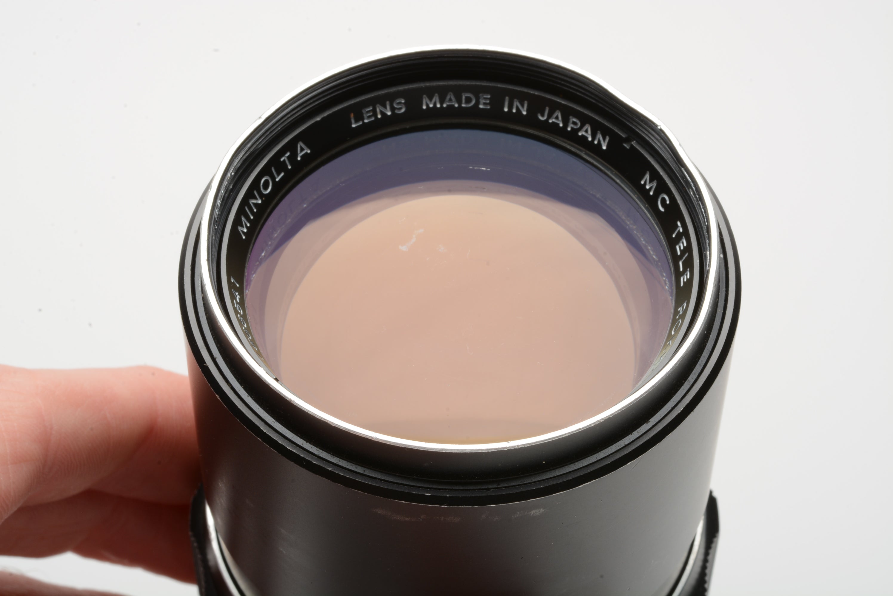Minolta Tele-Rokkor PF 135mm f2.8 portrait lens Minolta MC mount, pola  filter