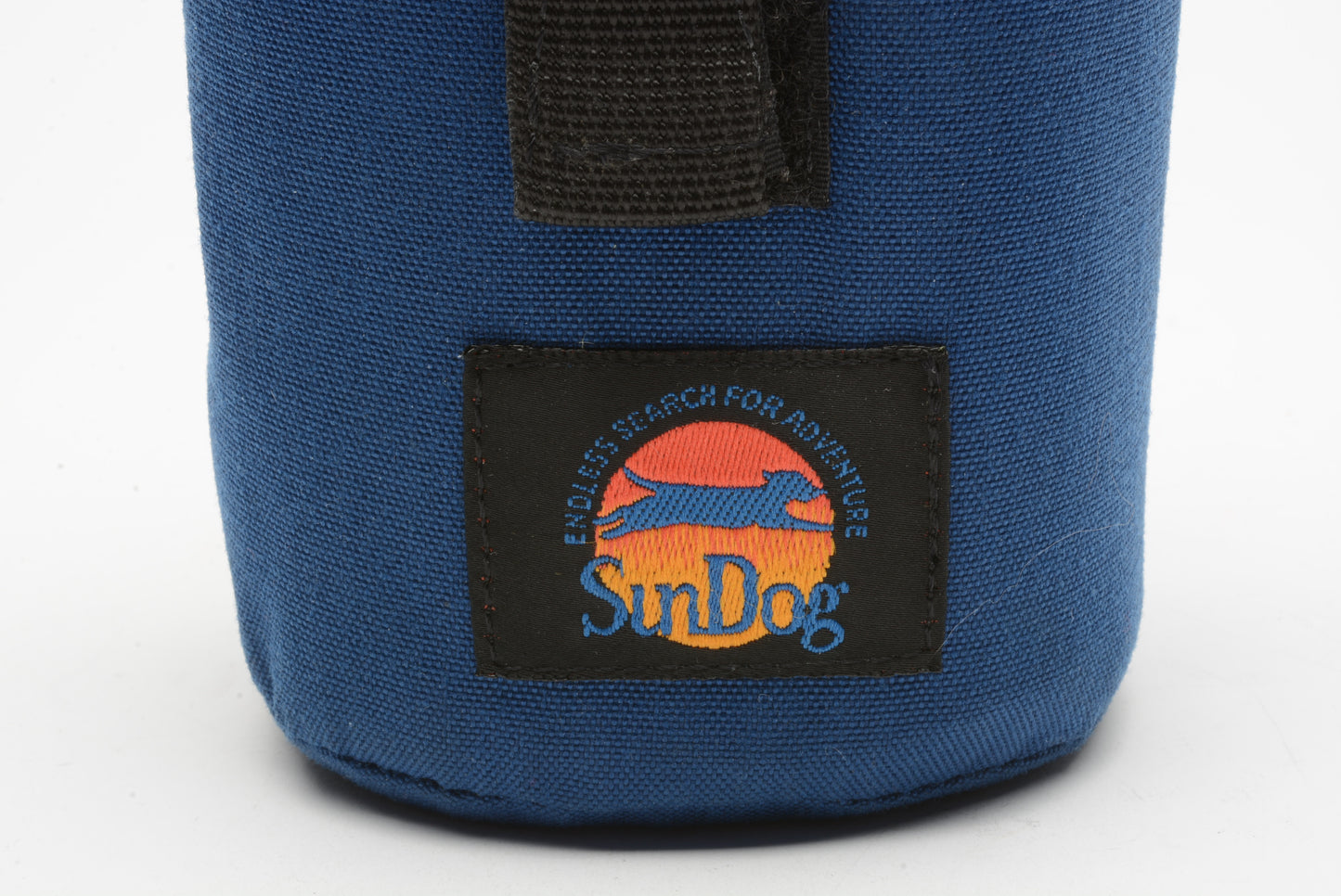 Sundog padded lens case 5" tall x 3" diameter (blue)