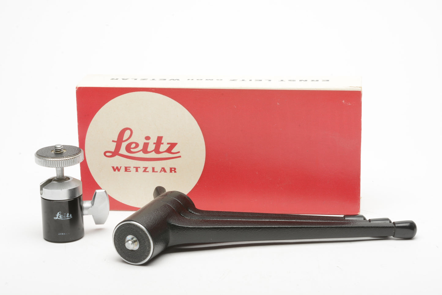Leica Leitz 14100 table tripod and short ball head combo in box