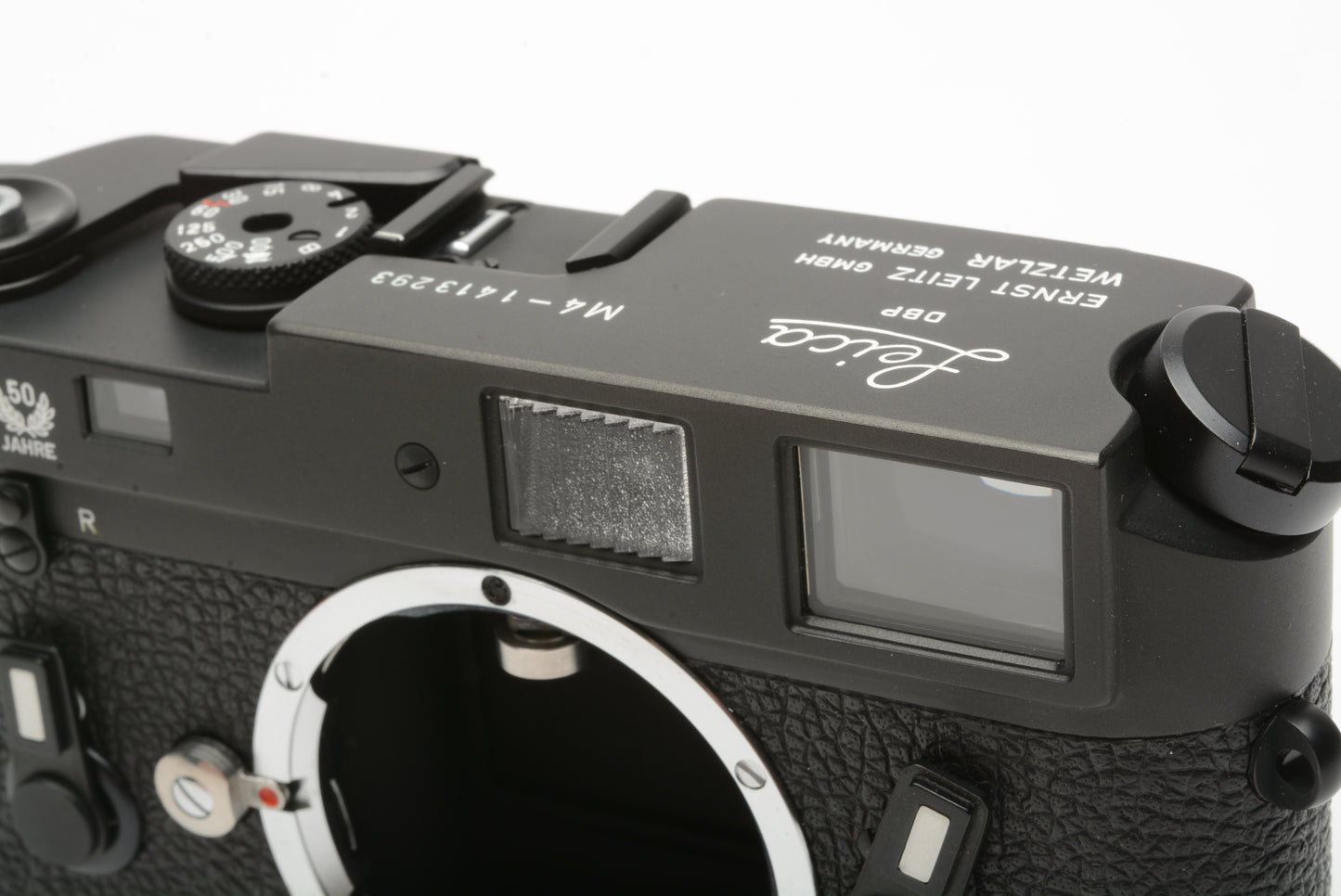 Leica M4 #10400 Jahre 50th Anniversary black body mint, boxed, never used