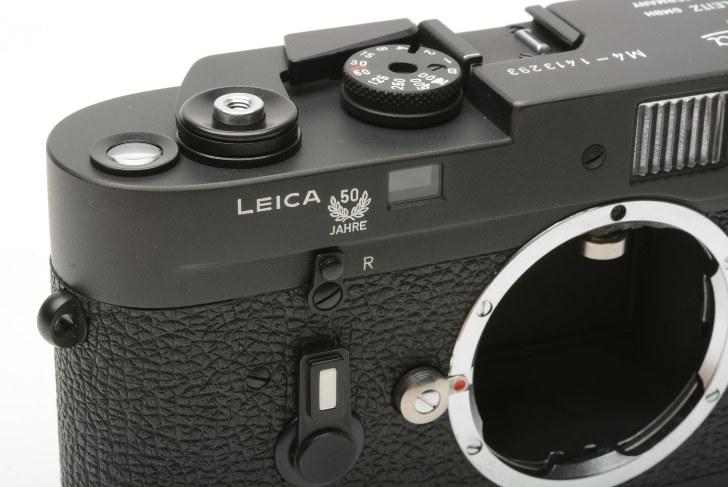 Leica M4 #10400 Jahre 50th Anniversary black body mint, boxed, never used