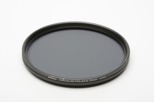 Nikon 72mm Circular Polar II Circular Polarizing Filter in jewel case