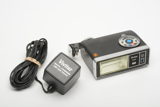 Vivitar 281 AC powered flash w/AC adapter, tested