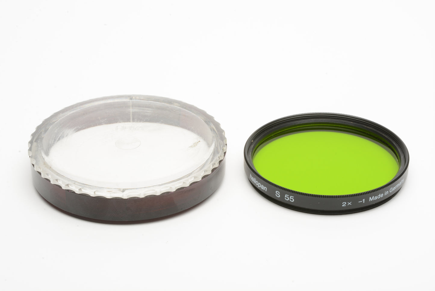 Heliopan S55 Light green B+W contrast filter 2X -1 in jewel case