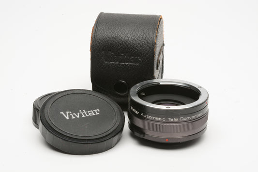 Vivitar 2X-1 2X Converter for Olympus OM Mount 35mm cameras