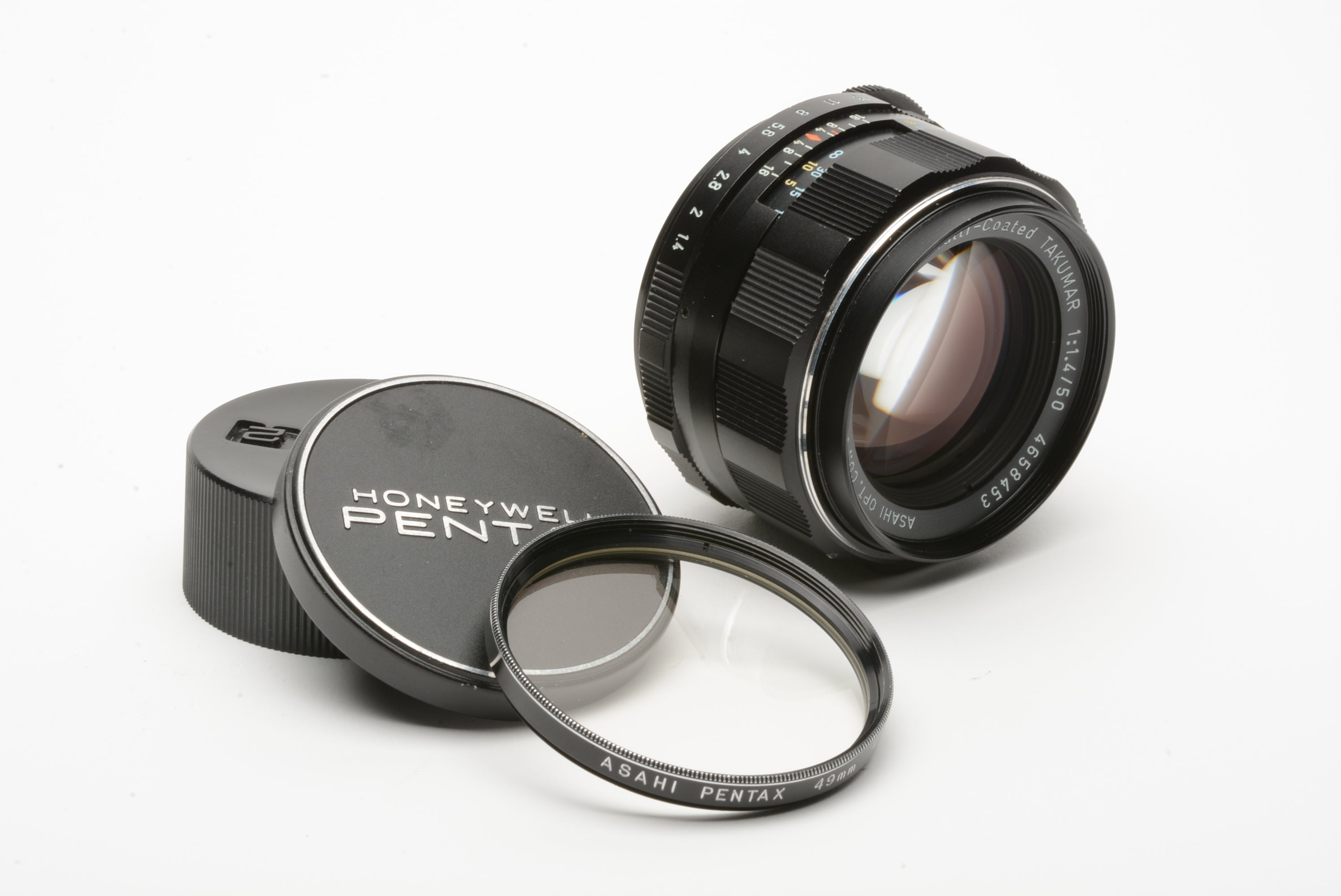 最低価格の 【整備済】PENTAX SMC Takumar 50mm F1.4 レンズ(単焦点 