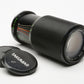Takumar 80-205mm f4.5 zoom lens Pentax PK mount, caps, tested