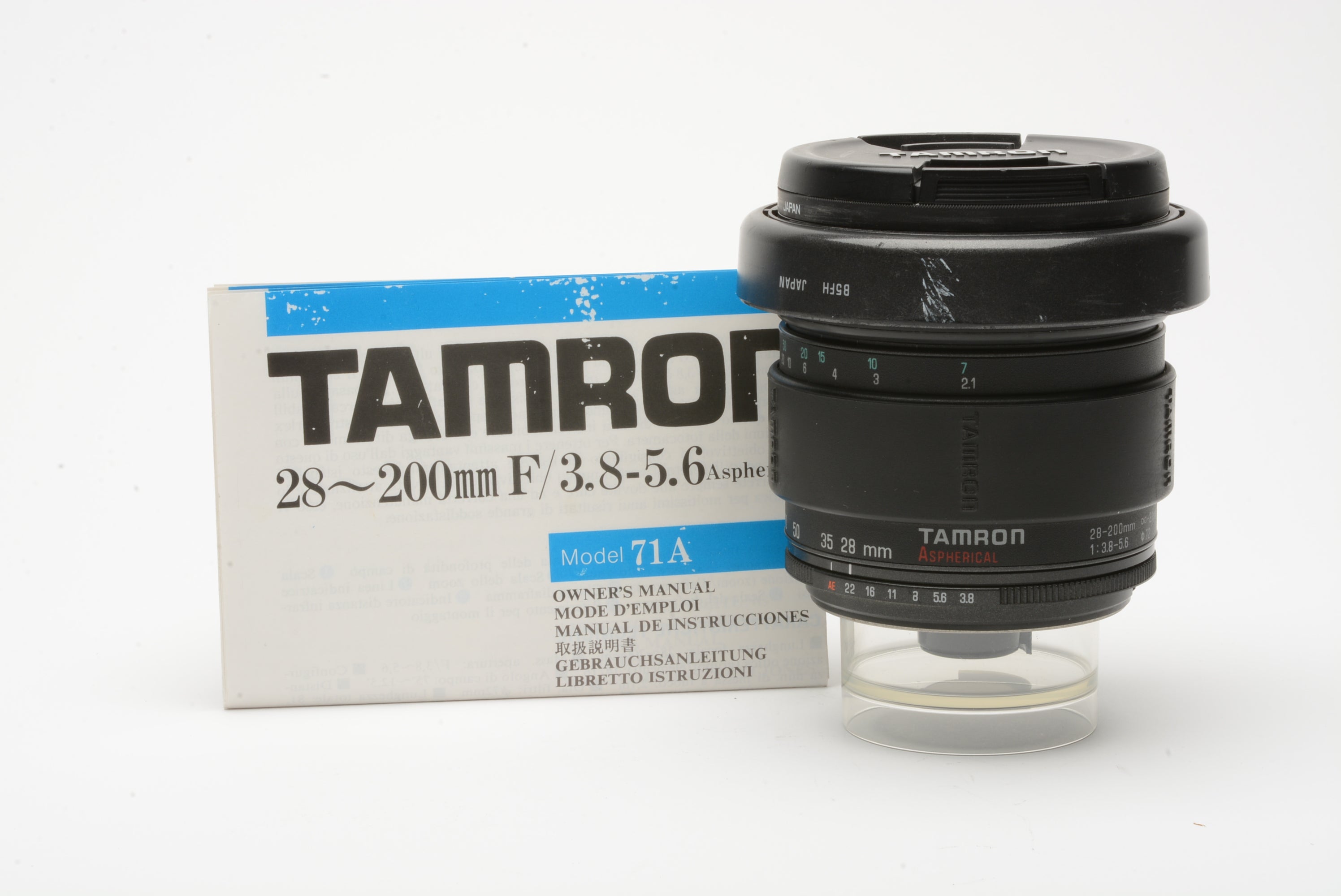 Tamron MF 28-200mm f3.8-5.6 Aspherical zoom lens 71A w/choice of