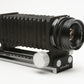 Minolta Macro 100mm f4 Rokkor-X lens w/Minolta Auto Bellows MD mount, very clean